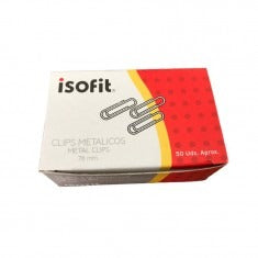 Clips 78mm Metal 50 Unidades Isofit