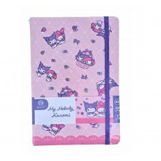 Libreta My Melody Kuromi 80 Hojas A5 Diseño Surtido Ascott