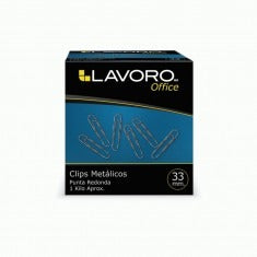 Clip Metálicos 33mm 1 Kilo Aprox Lavoro