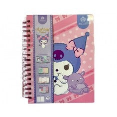 Planner con Espiral Kuromi 17x23cm Ascott