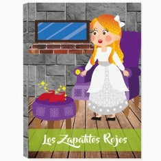 Cuento Tapa Dura Los Zapatitos Rojos 6 Páginas Art&Craft