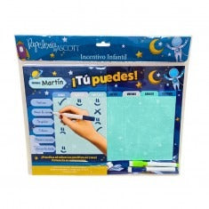 Incentivo Infantil Magnético 25x35cm Diseño Surtido Ascott