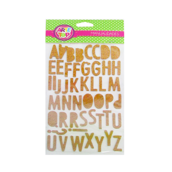 Set De Letras Textura Corcho ARTE TOP